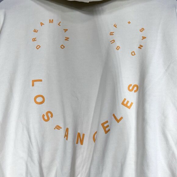 Fabletics Hoodie Womens Size Medium Offwhite Full Zip Sweatshirt Hoodie - Picture 2 of 12